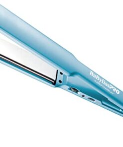 BaBylissPRO Nano Titanium Flat Iron Hair Straightener , 1/2" Ultra- Thin Hair Straightener Iron for Professional Salon Results and All Hair Types
