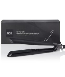 ghd Chronos Styler ― 1" Hair Straightener, 3X Faster HD Motion-Responsive Styler for One Stroke High-Definition Results that Last 24hrs, 85% More Shine, 2X Less Frizz, No Heat Damage ― Black