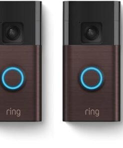 Ring Battery Doorbell — Now with 66% more coverage, Head-to-Toe Video, Live View with Two-Way Talk, and Motion Detection & Alerts (2024 release), | 2-pack | Venetian Bronze
