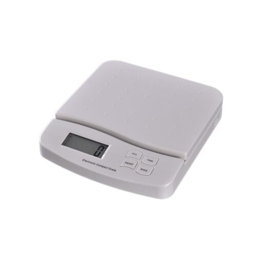ZOCWJK 25kg 1g High Precision Electronic Compact Scale LED Display Kitchen Scales Food Weight Balance Gram Weighing Measuring Grey(Gray