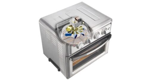 Air Fryer + Convection Toaster Oven by Cuisinart, 7-1 Oven with Bake, Grill, Broil & Warm Options, Stainless Steel, TOA-60 - Image 2