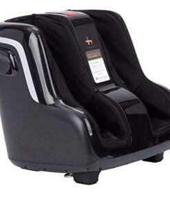 Human Touch Reflex5s Foot & Calf Massager for Stress & Plantar Fasciitis Relief+Relaxation +Kneading & Compression for Circulation Support -1 Year Warranty - Adjustable Fit for Women & Men Size 12