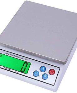 ZOCWJK Electronic Scales W1g-30kg High Precision Digital Kitchen Weighing Scales with LCD Display Tare Zero Function Scales(
