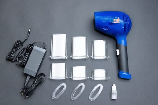 AirCut | User Friendly DIY Personal Haircutting System | Cuts 1/4” - 4” | Portable Trimmer | Everything Included No Separate Vacuum | 3' Power Cord Extender - Image 7