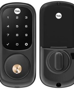 Yale Assure Lock with Z-Wave, Black Suede Smart Touchscreen Deadbolt Works with Ring Alarm, Samsung SmartThings, Wink (Hub Required, Sold Separately), YRD226-ZW2-BSP