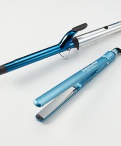 BaBylissPRO Limited Edition Prepack, 1" Extended Barrel Nano Titanium Curling Iron and 1" Nano Titanium Ultra-Thin Flat Iron