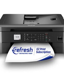 Brother MFC-J1010DW Wireless Color Inkjet All-in-One Printer with Mobile Device and Duplex Printing, Refresh Subscription and Amazon Dash Replenishment Ready