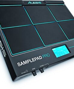 Alesis SamplePad Pro - Percussion and Sample-Triggering Instrument With 8 Velocity Sensitive Drum Pads, 200+ Built-in Sounds