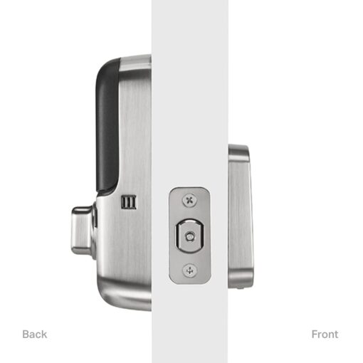 Yale | LiftMaster Smart Lock with Touchscreen Deadbolt- Works with myQ App & Key by Amazon in-Garage Delivery when paired with Smart Garage Hub (sold separately), Satin Nickel - Image 3