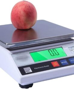 ZOCWJK for Kitchen and Jewelry Plug-in Models 0.01g high-Precision Electronic Scales Waterproof Home Baking Kitchen Scales Supermarket Weighing Platform Scales(One Color-5kg/0.1g