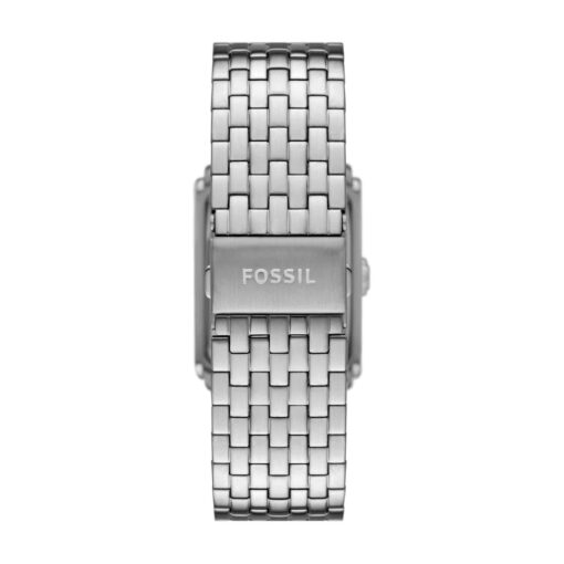 Fossil Men's Carraway Quartz Stainless Steel Three-Hand Watch, Color: Silver (Model: FS6008) - Image 7