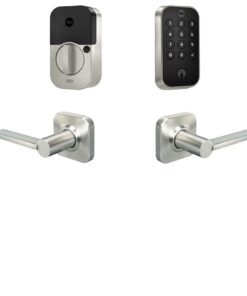 Yale Assure Lock 2 Keypad with Bluetooth and Valdosta Lever in Satin Nickel