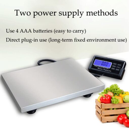 ZOCWJK Digital Kitchen Weighing Scales Electronic Table Scale,Portable Industrial Scale,Express Weighing Scale,Household Stainless Steel Baking,Multifunctional Table Scale,(Battery - Image 3