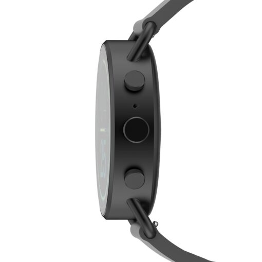 Skagen Falster Men's Gen 6 Stainless Steel Smartwatch Powered with Wear OS by Google with Speaker, Heart Rate, GPS, NFC, and Smartphone Notifications Color: Black (Model: SKT5303V) - Image 6