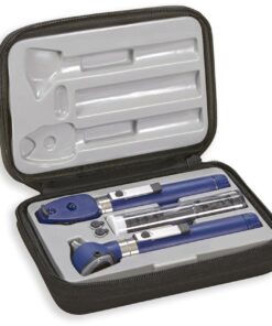 ADC Otoscope/Ophthalmoscope Diagnostic Set, Pocket Size, LED Lamp, 2.5V, Hard Case, Diagnostix 5110NLRB, Royal Blue