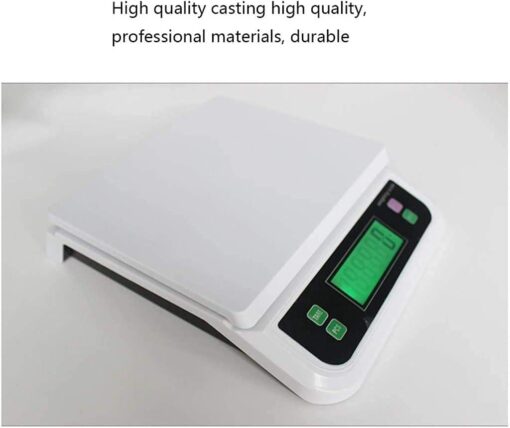 ZOCWJK Electronic Scales High Precision Digital Kitchen Weighing Scales ABS Plastic Electronic Cooking Food Scale Scales(Black-30kg/1g - Image 3