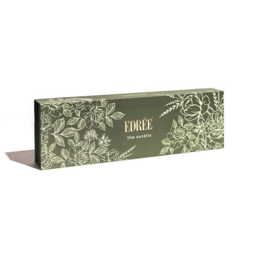 Edrée The Aurélie 5” Extra Long Hair Straightener Iron – Titanium Flat Iron Hair Straightener with LED Display, 330°F to 450°F Heat Control, 360 Swivel Cord, Dual Voltage (Olive) - Image 4