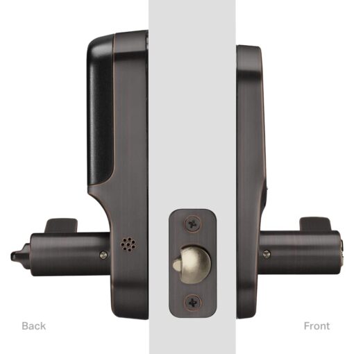 Yale | LiftMaster Smart Lock with Keypad Lever- Works with myQ App & Key by Amazon in-Garage Delivery when paired with Smart Garage Hub (sold separately), Oil Rubbed Bronze - Image 6
