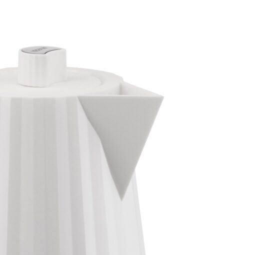 Alessi Plissé MDL06 W/UK Design Electric Kettle, Thermoplastic Resin, 2400 W, 170 cl, White, 21.5 x 33.5 x 21.5 - Image 4