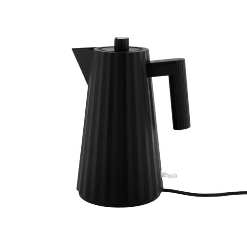 Alessi Plissé MDL06 B/UK Designer Electric Kettle, Thermoplastic Resin, UK Plug 2400 W, 170 cl, Black - Image 5