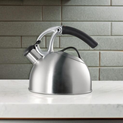 OXO BREW Uplift Tea Kettle - Brushed Stainless Steel, 2 quarts - Image 2