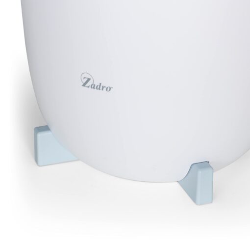 Zadro Large Hot Towel Warmer Bucket Timer Electric Towel Warmer for Bathroom Auto-Shut Off Heated Towel Warmer Spa (Large | 20L | 12" Dia. x 21" Tall, White/Blue) - Image 8