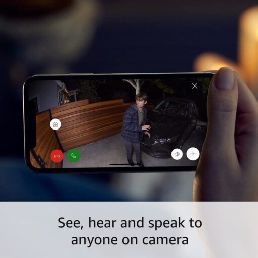 Ring Spotlight Cam Plus Battery with All-new Ring Indoor Cam, White - Image 5