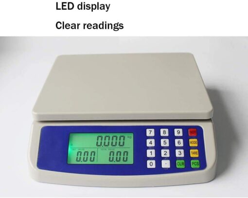 ZOCWJK Electronic Scales High Precision Weighing Scale Electronic Price Computing Scale Stainless Steel Weighing Food Scale Scales(One Color-30kg/1g - Image 4