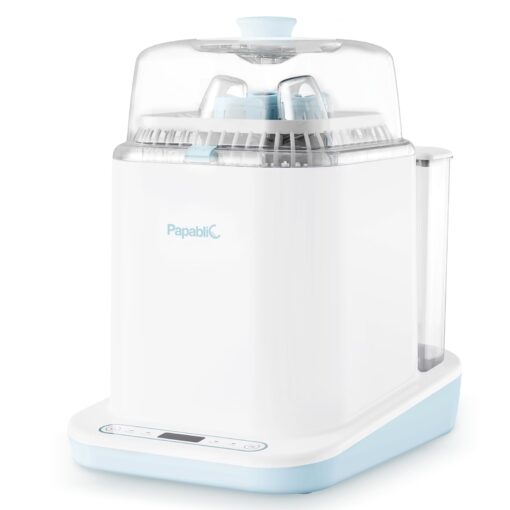 Papablic Bottle Washer Pro, Baby Bottle Washer & Sterilizer & Dryer, 4-in-1 Bottle Washer Sanitizer for Bottles, Pump Parts, & Baby Essentials - Quick & Clean with 60 Detergent Tablets
