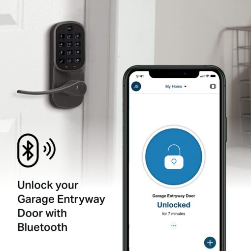Yale | LiftMaster Smart Lock with Keypad Lever- Works with myQ App & Key by Amazon in-Garage Delivery when paired with Smart Garage Hub (sold separately), Oil Rubbed Bronze - Image 3