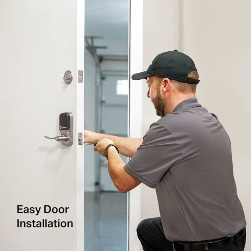 Yale | LiftMaster Smart Lock with Keypad Lever- Works with myQ App & Key by Amazon in-Garage Delivery when paired with Smart Garage Hub (sold separately), Oil Rubbed Bronze - Image 2