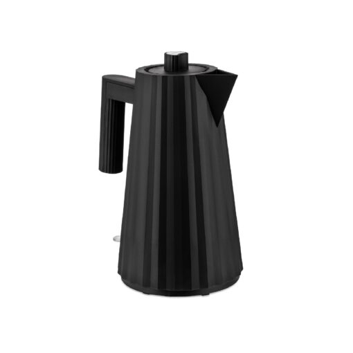 Alessi Plissé MDL06 B/UK Designer Electric Kettle, Thermoplastic Resin, UK Plug 2400 W, 170 cl, Black - Image 6
