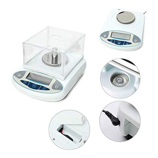 ZOCWJK High Precision Scientific Lab Digital Analytical Electronic Balance 3000g*0.01g Accuracy Jewelry Weighs Scales Lab Precision Weighing Electronic Scales,200g*0.01g (300g*0.01g