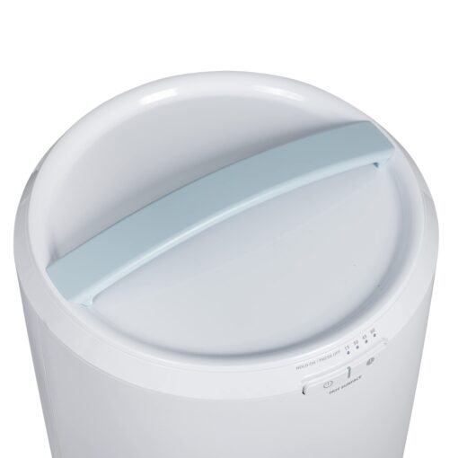 Zadro Large Hot Towel Warmer Bucket Timer Electric Towel Warmer for Bathroom Auto-Shut Off Heated Towel Warmer Spa (Large | 20L | 12" Dia. x 21" Tall, White/Blue) - Image 9