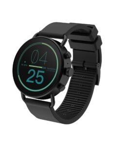 Skagen Falster Men's Gen 6 Stainless Steel Smartwatch Powered with Wear OS by Google with Speaker, Heart Rate, GPS, NFC, and Smartphone Notifications Color: Black (Model: SKT5303V)
