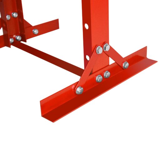 12 Ton Hydraulic Shop Floor Press with Pressure Gauge, Steel H-Frame Shop Press with Press Plates Adjustable Working Table, Floor Stand Jack for Gears and Bearings One Size - Image 3