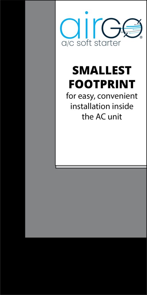 AIRGO AC Soft Starter. Proprietary Reverse Motor Protection for utility and/or generator power, Easy DIY Install - wire kit included, Install inside AC with Smallest Soft Start available. (08-16A) - Image 4