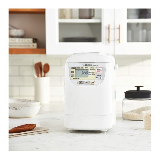 Zojirushi BB-HAC10 Home Bakery 1-Pound-Loaf Programmable Mini Breadmaker, White - Image 3