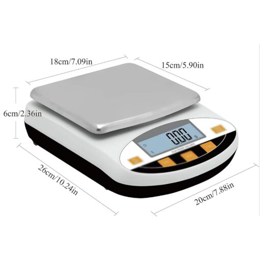 YXCUSAM High-Precision Electronic Balance Scale, Precision Digital Scale, Maximum Weighing: 5kg, for Laboratory - Image 4