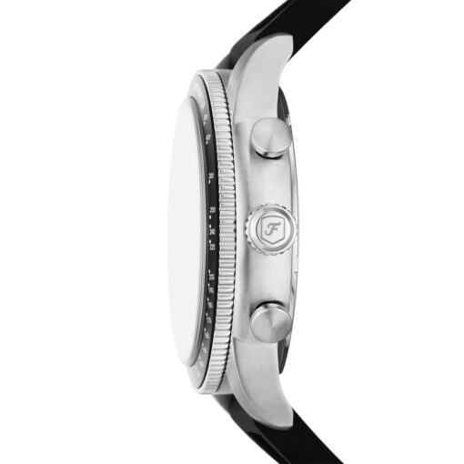 Fossil Men's Sport Tourer Quartz Stainless Steel Chronograph Watch, Color: Black Silicone (Model: FS6044) - Image 5