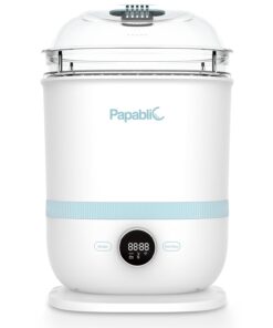 Papablic Bottle Sterilizer and Dryer Pro, 13 Bottles Extra-Large Capacity for Big Family, Electric Steam Bottle Sanitizer for Baby Bottles, Parts & Other Newborn Essentials