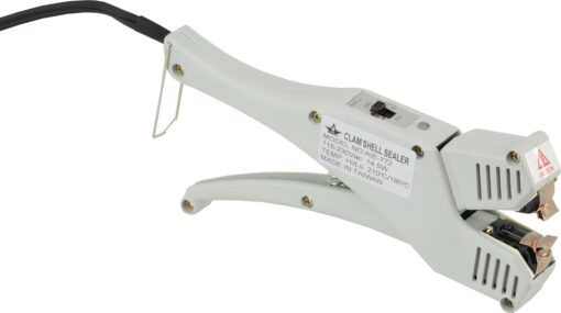 AIE AIE-772 Direct Heat Portable Handheld Clamshell Sealer; 14.5W; 10 mm Max Seal Length; 5 mm Seal Width; Up to 100 mm Max Material Thickness; High and Low-Temperature Control Switch; Power Light - Image 4