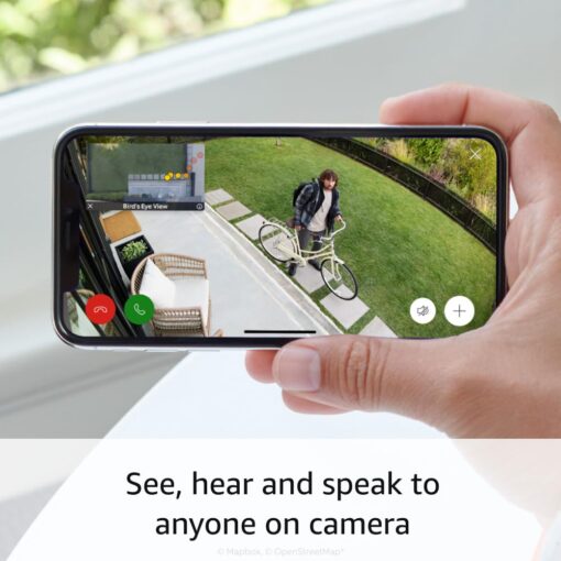 Ring Stick Up Cam Pro Solar | Two-Way Talk with Audio+, 3D Motion Detection with Bird’s Eye Zones, 1080p HDR Video & Color Night Vision (2023 release), Black - Image 6