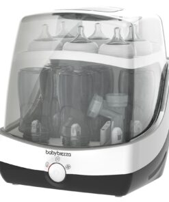 Baby Brezza 10 Minute Baby Bottle Sterilizer + Dryer - Superfast Electric Steam Sterilization - Universal Sterilizing for All Bottles, Pacifiers + Breast Pump Parts