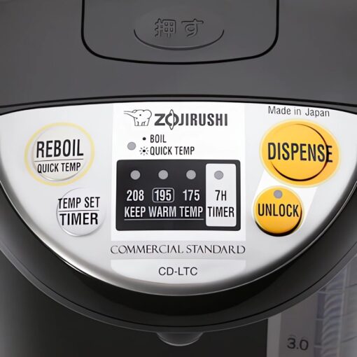 Zojirushi CD-LTC50 Commercial Water Boiler and Warmer (169 oz, Black) - Image 5