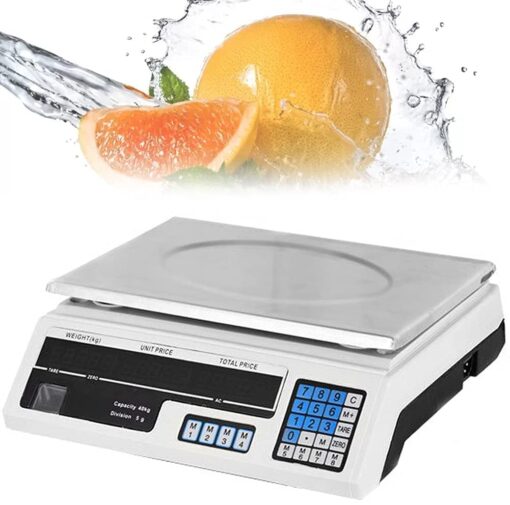 ZOCWJK Digital Scales Food,Kitchen Food Scales Digital Commercial Price Scale Digital Kitchen Scales, Electronic Digital Scales Price Computing Scales, for Commercial Shop (