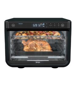 Ninja DT202BK Foodi 8-in-1 XL Pro Air Fry Oven, Large Countertop Convection Oven, Digital Toaster Oven, 1800 Watts, Black, 12 in.