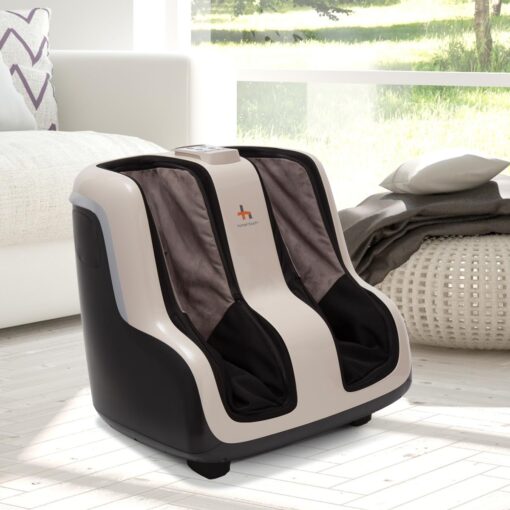 Human Touch Reflex SOL Foot & Calf Massager w/ Heat - Plantar Fasciitis Relief + Circulation + Shiatsu Deep Kneading + Vibrating for Stress + Compression - Adjustable for Women and Men up to Size 12 - Image 5