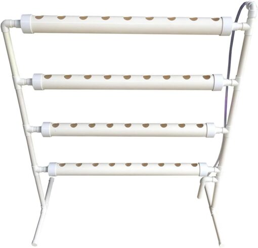XENITE Hydroponics Growing System Hydroponic Grow Kit, 36 Holes Pipe Grow Kit Indoor Greenhouse Planting Box Gardening System Nursery Pot Hydroponic Rack Hydroponic Tower - Image 3