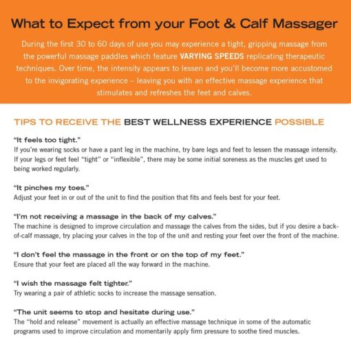 Human Touch Reflex5s Foot & Calf Massager for Stress & Plantar Fasciitis Relief+Relaxation +Kneading & Compression for Circulation Support -1 Year Warranty - Adjustable Fit for Women & Men Size 12 - Image 11
